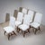 Mid-Century Modern Set of Six Side Chairs, attributed to Melchiorre Bega (1898–1976), Italy, 1950s For Sale - Image 3 of 11