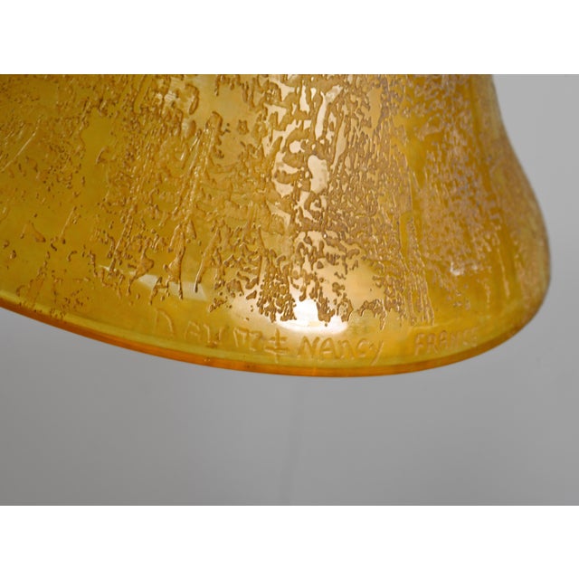 1920s Louis Katona & Daum French Art Deco Lamp - A Pair For Sale - Image 12 of 12