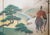 Wood "Falconry", After Kano Tsunenobu, 1960s Showa Era Japanese Byobu Screen For Sale - Image 7 of 18