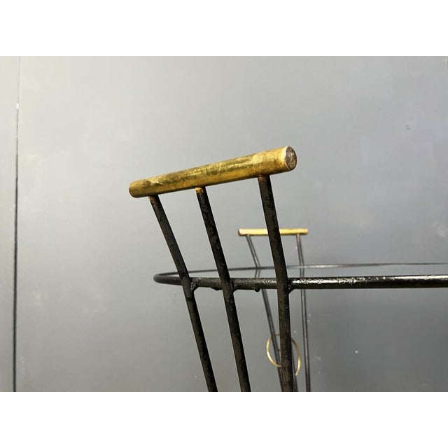 1950s Mid-Century Italian Two-Tier Trolley, 1950s For Sale - Image 5 of 10