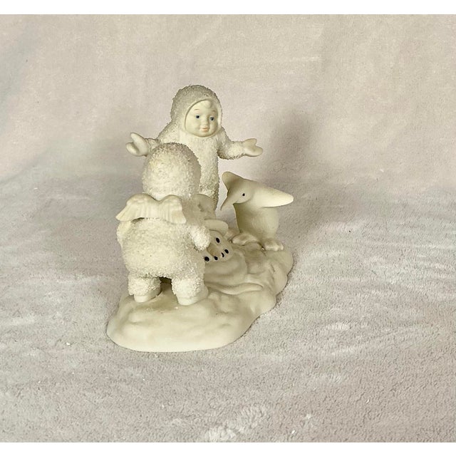 Department 56 Snowbabies "Where Did He Go?" Figurine Retired 1993-2003 With Original Box & Packing For Sale - Image 4 of 12
