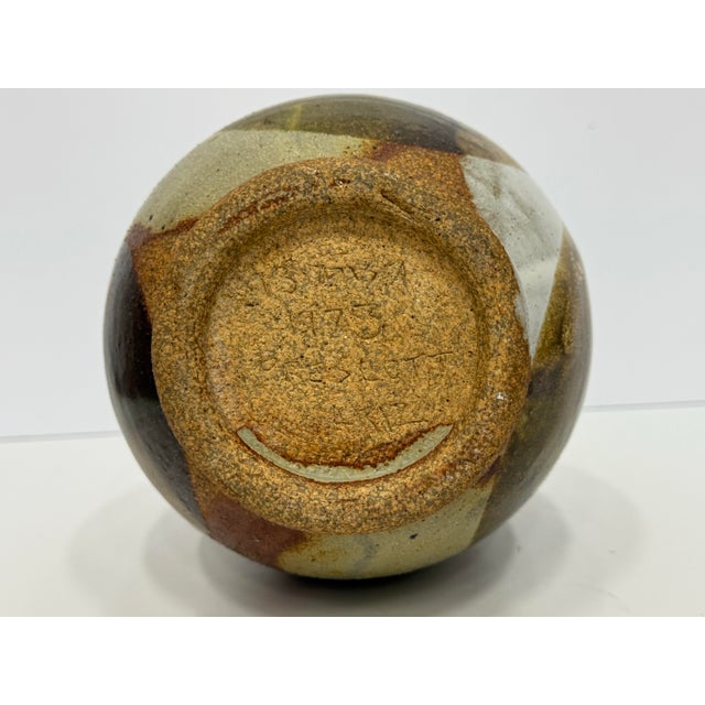 1970's Vintage Organic Studio Art Pottery Bud Vase – Signed Bre Scott, Arizona For Sale In Miami - Image 6 of 8