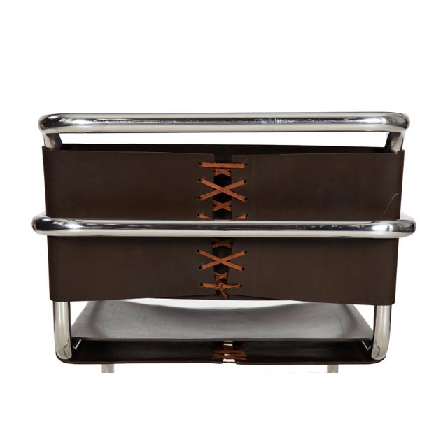 Pair of Mr20 Chrome Steel & Leather Armchairs, Mies Van Der Rohe, Circa 1970s For Sale - Image 11 of 16