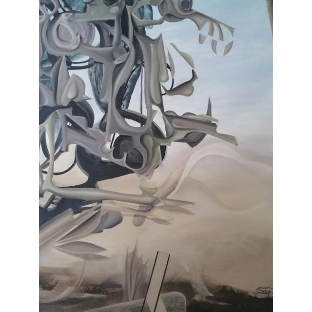 Stefano Mazzolini, Tulipa, 2020s, Mixed Media on Canvas For Sale - Image 4 of 10