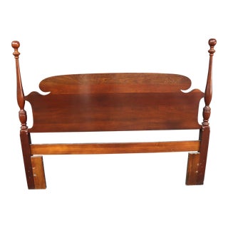 Mahogany Queen/Double Poster Headboard For Sale