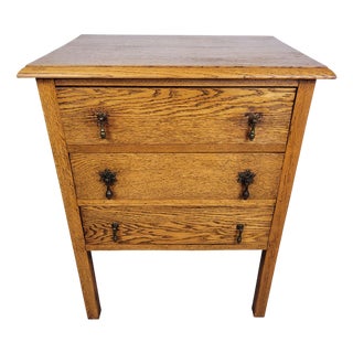 Vintage Oak Chest of Drawers, 1930 For Sale