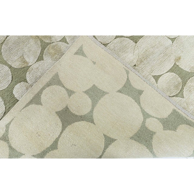 Doris Leslie Blau Collection Modern Bubble Design Rug by Alan Wanzanberg For Sale - Image 9 of 9