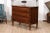 Italian Italian 1820s Serpentine Front Walnut Commode with Three Drawers For Sale - Image 3 of 12