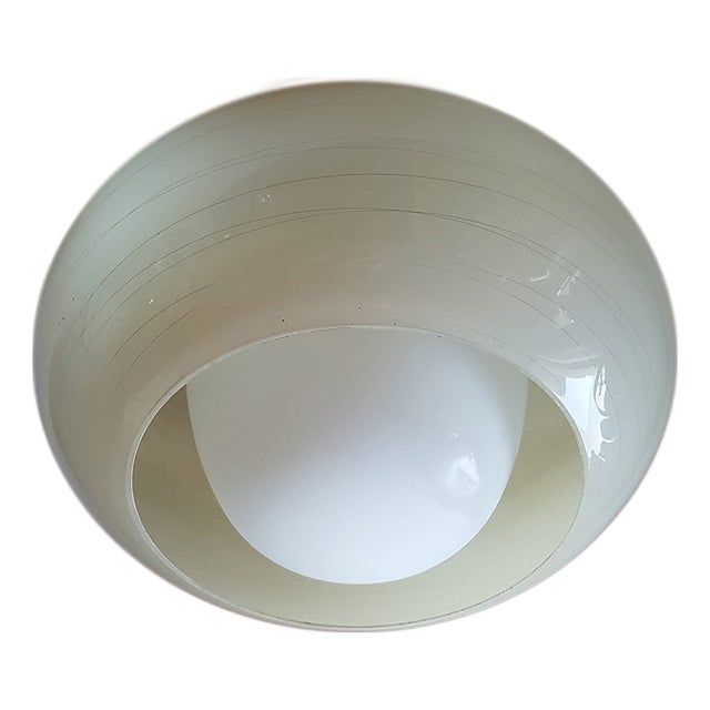 Glass Ceiling Lamp from Brüne Glas, Germany, 1960s For Sale