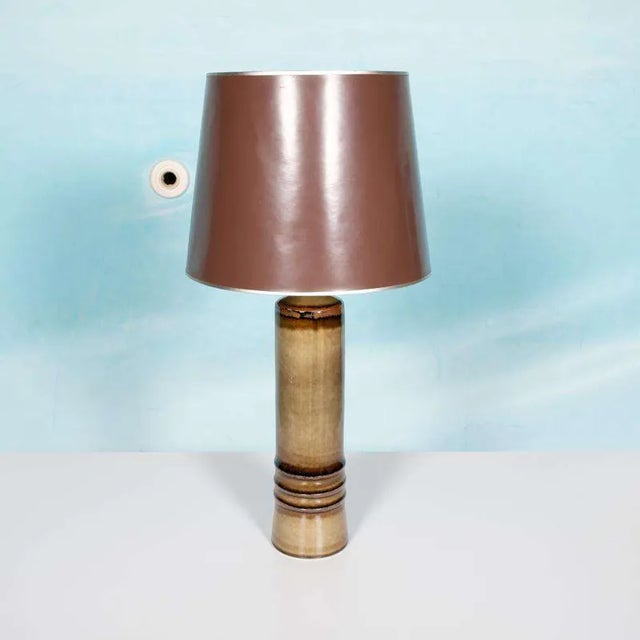 Vintage Cearmic Table Lamp from Rörstrand For Sale - Image 3 of 6