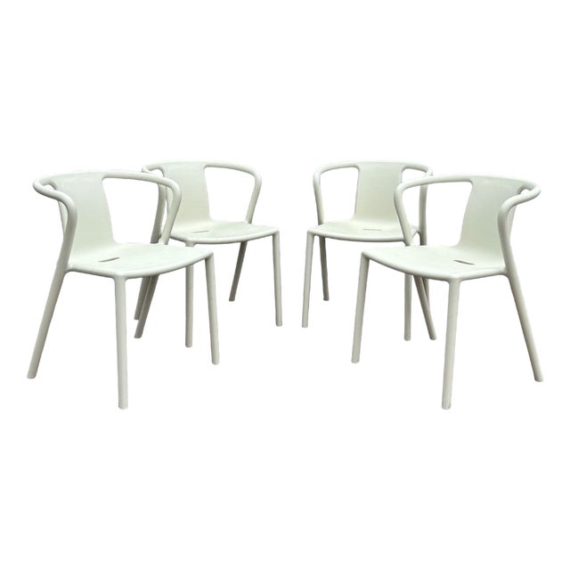 White Stackable Air Armchair by Jasper Morrison for Magis, Set of 4 For Sale