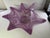 Mid-Century Modern Vintage Large Vintage Lavorazione Arte Murano Purple Pink Glass 8 Point Starfish Bowl For Sale - Image 3 of 12