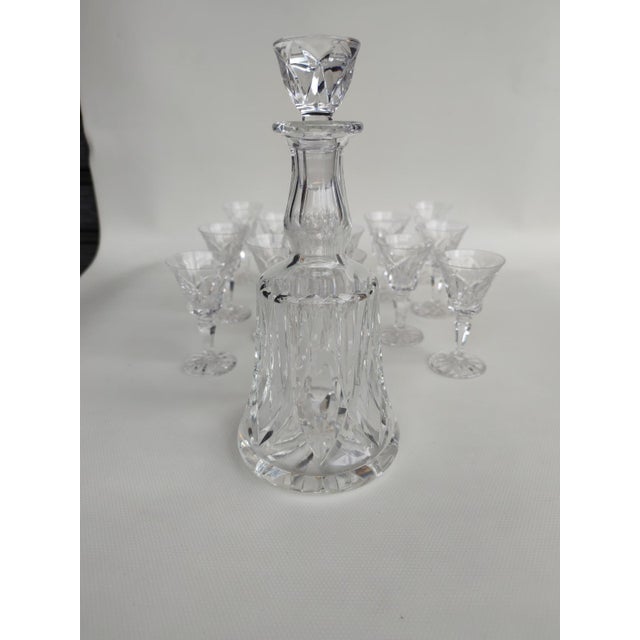 Crystal Liqueur Service Camargue Model from Saint Louis, 1970s, Set of 13 For Sale - Image 3 of 6