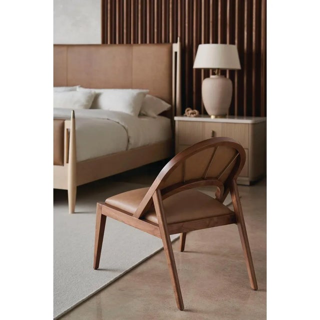 Leather King Bed Frame For Sale In Greensboro - Image 6 of 9