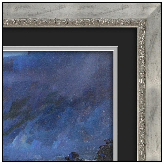 Impressionist Mid 20th Century Along the Coast, Claudio Simonetti For Sale - Image 3 of 6