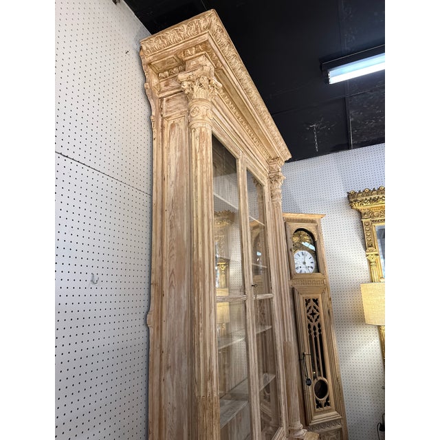 This monumental 19th century French Renaissance bibliothèque exudes grandeur and history, originating from a château in...