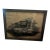 MCM 1940s Wpa Charcoal & Ink Interiors Painting /Framed For Sale
