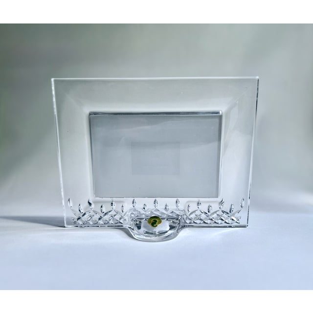 Modern Waterford Crystal "Lismore" (4x6) Picture Frame For Sale - Image 3 of 18