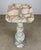 Alabaster Vintage Italian Neoclassical White / Gray Marble Pedestal / Column For Sale - Image 8 of 11
