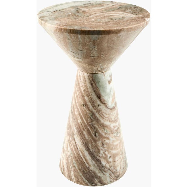 Introducing the Sonu End Table, a perfect blend of industrial charm and rustic appeal that adds an effortlessly chic touch...