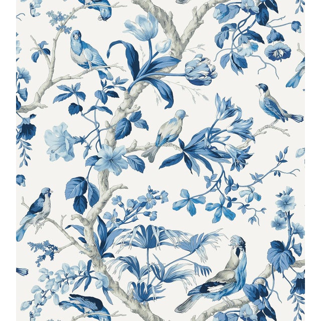 Contemporary The House of Scalamandre Belize Wallcovering, Porcelain For Sale - Image 3 of 3