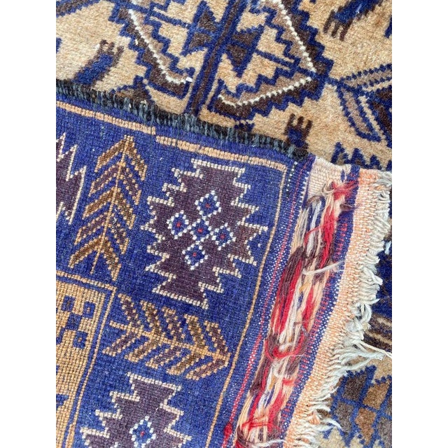 Vintage Belutch Rug, 1980s For Sale - Image 13 of 15