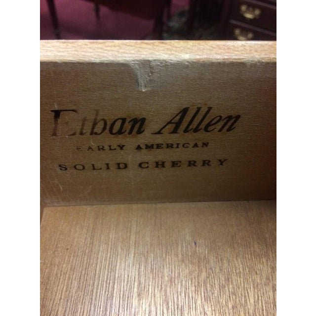 Wood Ethan Allen Chest of Drawers, Cherry Tall Chest For Sale - Image 7 of 16