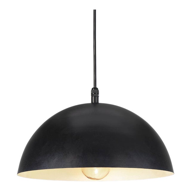 Regina Andrew Peridot Aluminum Outdoor Pendant, Small, Black For Sale