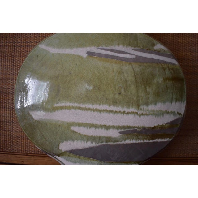 Stunning large vase signed 89. Dimensions: 17" H X 15" W. Excellent condition, no chips, cracks or repairs. WILLIAM CREITZ...