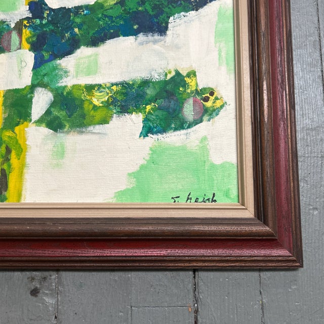 Abstract Contemporary Original Stephen Heigh Abstract Painting “Look From Above” For Sale - Image 3 of 4