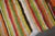 Textile Striped Vintage Zabihi Collection Turkish Tulu Carpet - 5'7" x 7'11" For Sale - Image 7 of 7