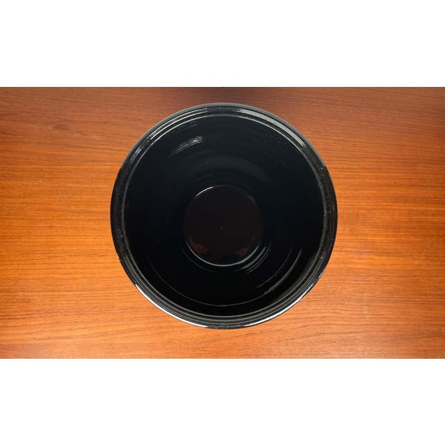 Mid-Century Modern West German Pottery Punch Bowl and Cups from Jasba, 1960s, Set of 7 For Sale - Image 9 of 18