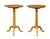Goldenrod Antique Swedish Birch Side Tables, 1895, Set of 2 For Sale - Image 8 of 8