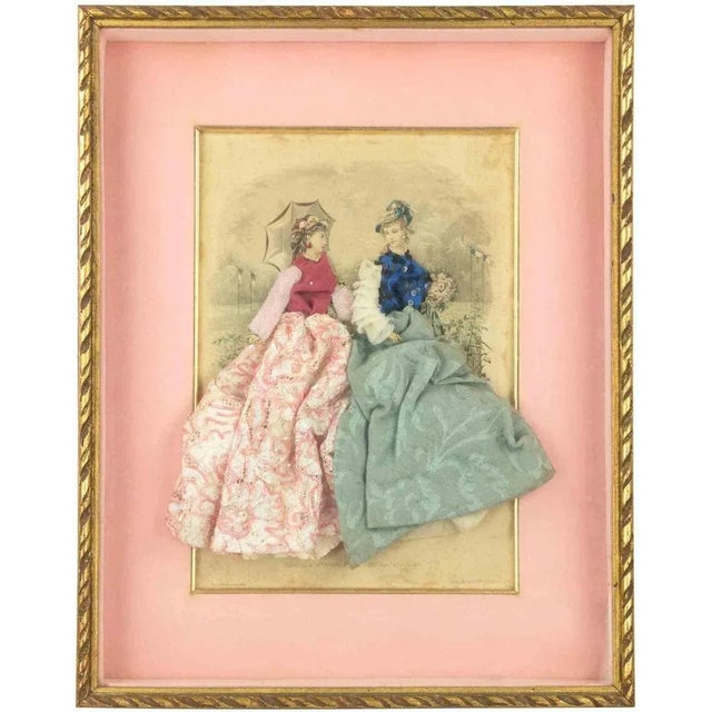 Unknown, Toilettes de Mme Bréant-Castel, Etching, 1879 For Sale - Image 4 of 4