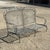 Art Nouveau Vintage Salterini Art Nouveau Wrought Iron Garden Patio Sofa Chair Set - 3 PCS For Sale - Image 3 of 18