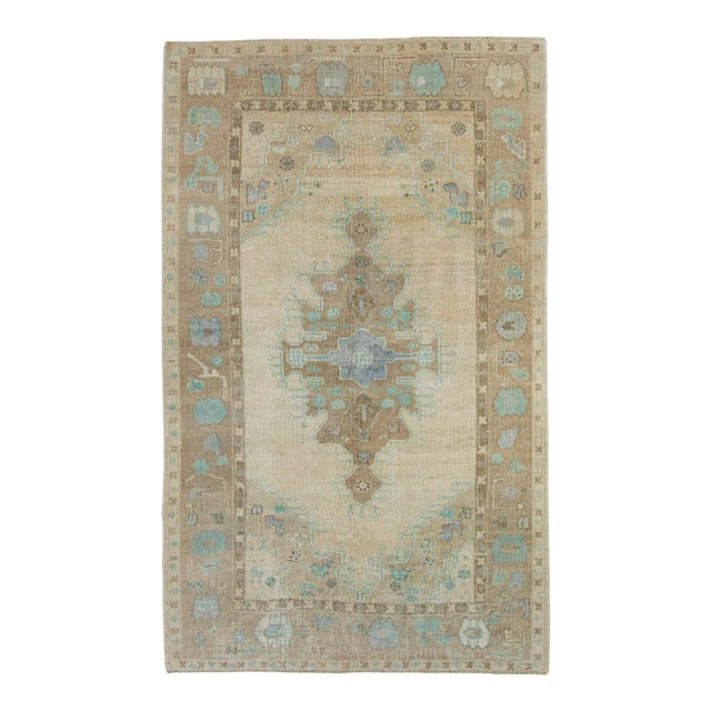 Turkish Vintage Rug 4'8" x 7'7" #17503 For Sale