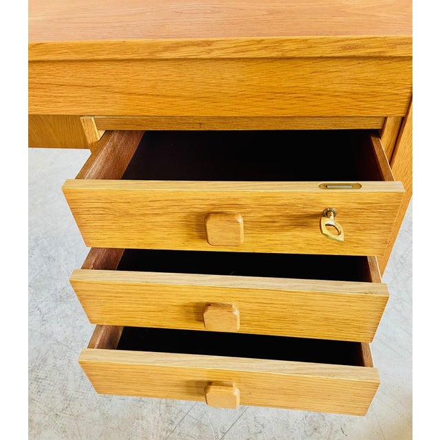 Mid-Century Danish Oak Desk from Domino Møbler, 1960s For Sale - Image 17 of 18