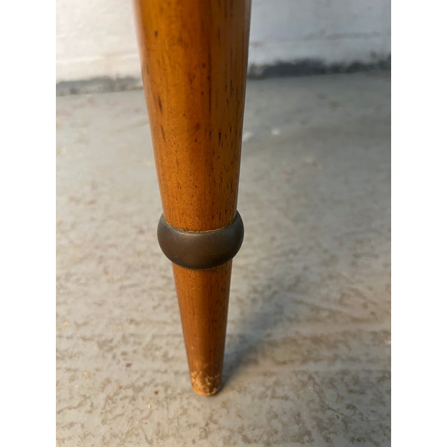 Mid-Century Walnut “Sophisticate” Drop-Leaf Dining Table Attributed to Tomlinson For Sale - Image 14 of 16