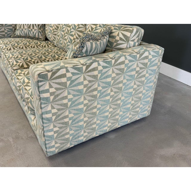 Wood 1970s Geometric Modern Sofa For Sale - Image 7 of 8