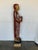 Wood Vintage Buddha Buddhist Carved Wood Burmese Thai Monk Statue For Sale - Image 7 of 16