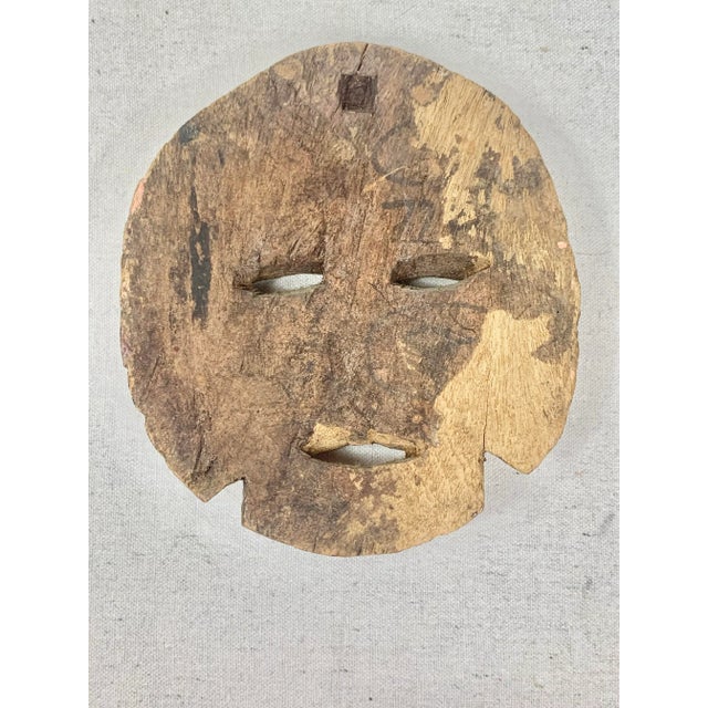 African Vintage African Wooden Mask For Sale - Image 3 of 12