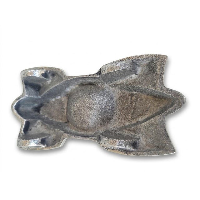 Metal Vintage 1930s Art Deco Streamline Cast Aluminum Roadster Car Ashtray Desk Sculpture For Sale - Image 7 of 7