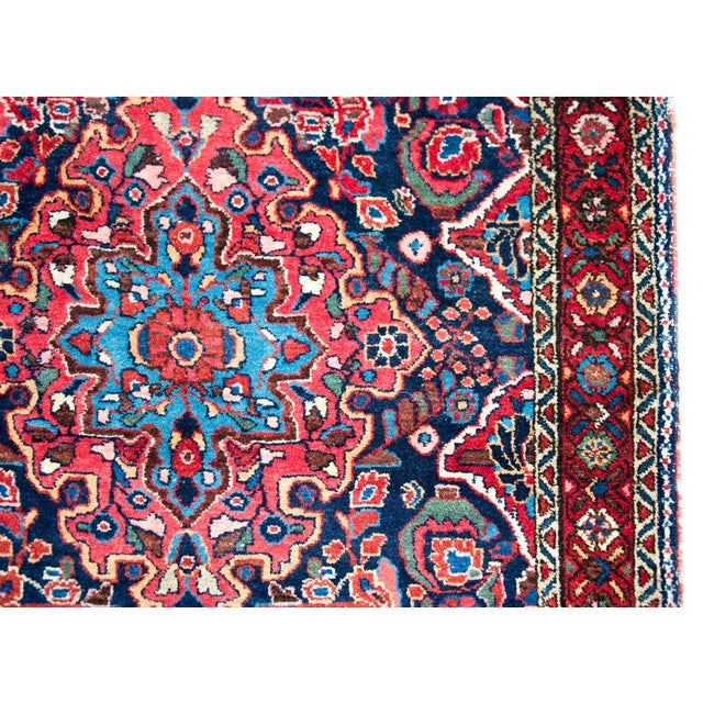 Early 20th Century Persian Mehraban Rug For Sale - Image 11 of 15