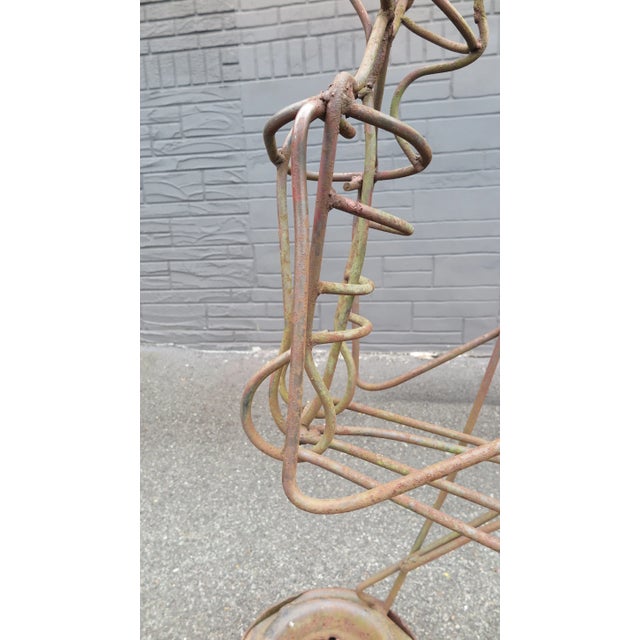 A.R. Gately "Fisherman" Metal Garden Sculpture For Sale - Image 10 of 13