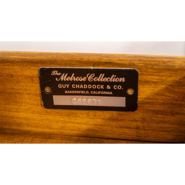 Guy Chaddock Country French Writing Desk W. Drawers For Sale - Image 12 of 12