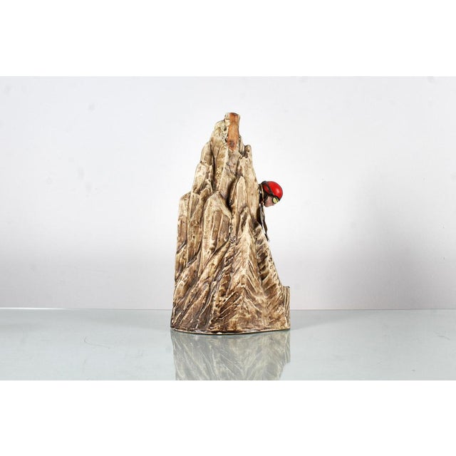 Black Italian Hand-Crafted and Painted Ceramic Brandy Distillery Sculpture, 1950s For Sale - Image 8 of 17