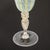 Set of 8 Hand-Blown Murano Latticino Blue & Chartreuse Wine Glasses W/ 24k Gold For Sale - Image 16 of 18