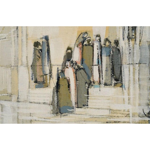 Abstract Mid 20th Century Joe Testa-Secca Untitled Figural Abstract For Sale - Image 3 of 6