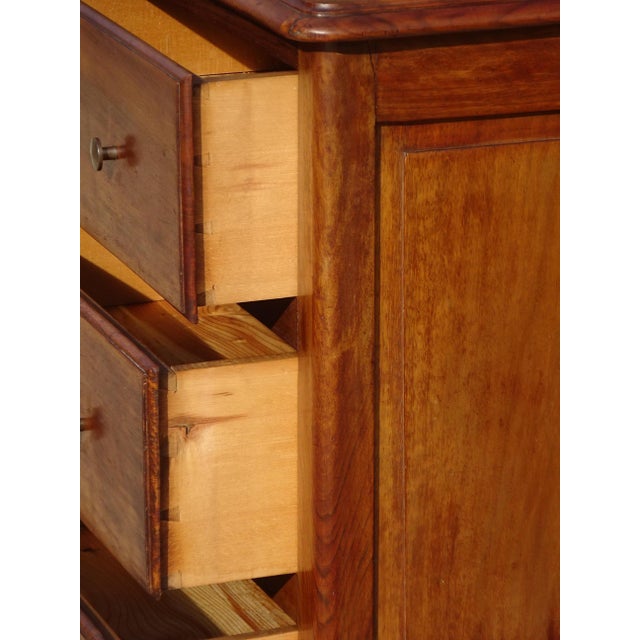 Vintage Three-Drawer Chest of Drawers in Walnut, 1950s For Sale - Image 18 of 18