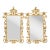 Pair of Chinese Gilded Style Carved Gilt Mirrors For Sale